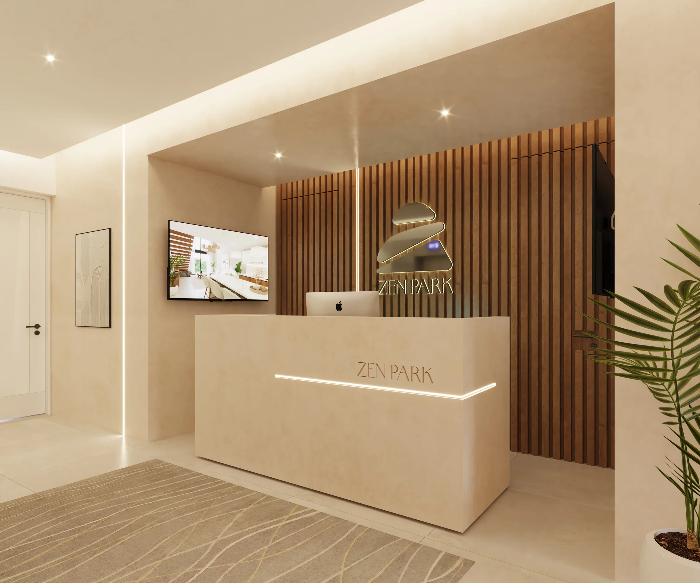 Lobby con concierge