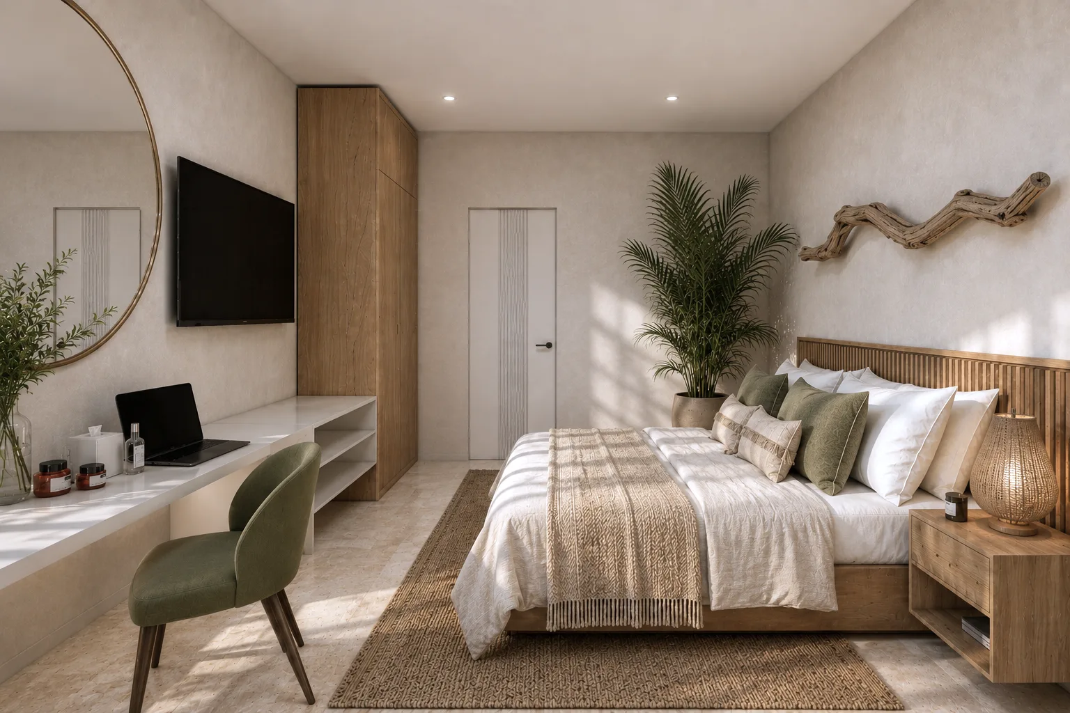 Recámara del loft Harmony